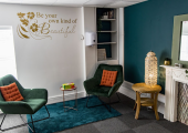 Therapy room at Goldney House Wellness Centre