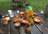 Rainy day tea offering