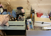 I use arts in therapy: paints, clay, pebbles and others. 