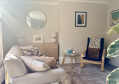 A warm, light-filled space where you can slow down, reflect, and talk openly.