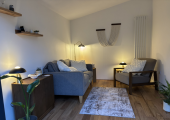 Thoughtfully created counselling room located in Teddington TW11