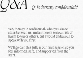 Q&A: Is therapy confidential?