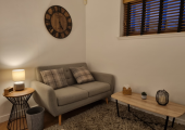 One of the therapy rooms I use for in-person sessions.