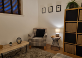 One of the therapy rooms I use for in-person sessions.