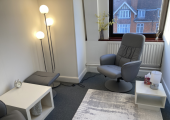 I offer face-to-face therapy at Finchley Therapy Practice.