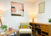 The counselling room in Hitchin