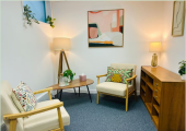 The counselling room in Hitchin