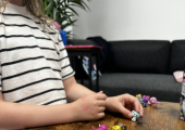 Children using objects to support therapeutic dialogue
