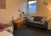 My counselling room at Amron House