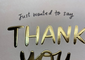 Thank you card