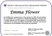 DBT certificate