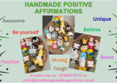 Handmade positive affirmations