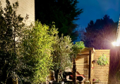 Garden walk to therapy space