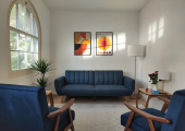 The therapy room where your sessions take place.