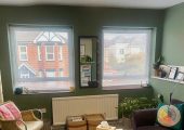 Comfortable therapy room in Southbourne Laura Williams Counselling