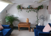 My therapy room in central Exeter