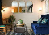 The waiting area at the Good Life Therapy Centre in Exeter