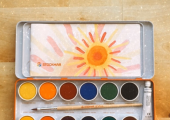 Eco-friendly, non-toxic art supplies