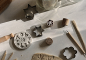 Home-made eco playdough for curious hands