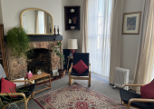 I work from a comfortable room in the centre of Cheltenham.