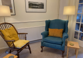 This is an image of my quiet, confidential counselling room
