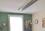 A comfortable and private counselling room for in-person sessions in Rochester.