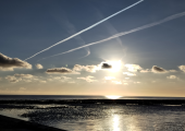 View from the therapy beach hut