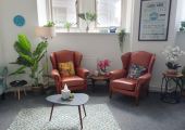 Spacious therapy rooms