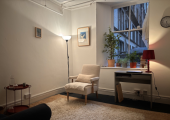 My counselling room in Glasgow