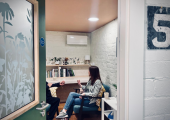 One of our talking therapy rooms