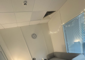A view of the therapy room from the counsellor's chair