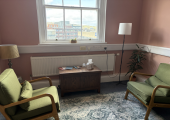 The counselling room is in the centre of Sheffield