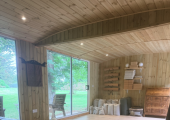 Natural light and views over the Shropshire countryside - a calming space away from the everyday.