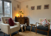 My room in Holland Court, Norwich