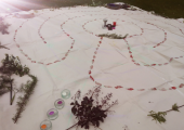 Mindfulness for stress reduction - Labyrinth and craft creation
