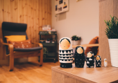 Counselling pod in Bourton, resourced for adult and child clients to create