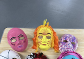 Dramatherapy mask creation