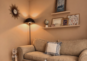 A grounding space I designed with you in mind, to help you feel comfortable and safe.