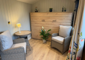 Counselling Space inside Shepherds Hut