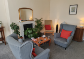 My lovely counselling space in Exeter city centre