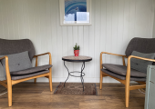 Garden cabin I work from in Bishopston, Bristol