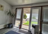 Garden view from client seat