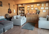 This is the space I work in which is a cabin at the rear of my garden.