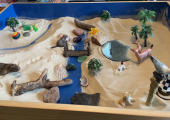 Internal landscape in the Sand tray