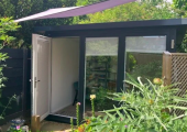 Private garden therapy room