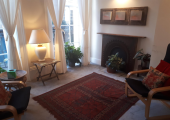 This is an image of my therapy room in Greenwich.