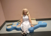 Sensory room, Victoria and Albert exhibition July 2025