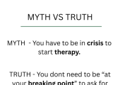 Therapy is for maintenance not just crisis.