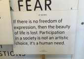 Expression through art can bring relief from what we cannot say in words.