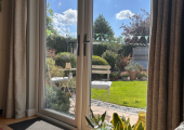 A peaceful garden view from my private counselling room.